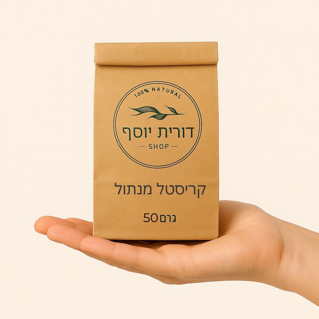 קריסטלים של מנתול