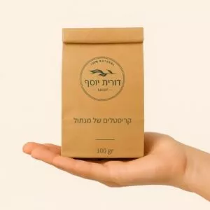 קריסטלים של מנתול